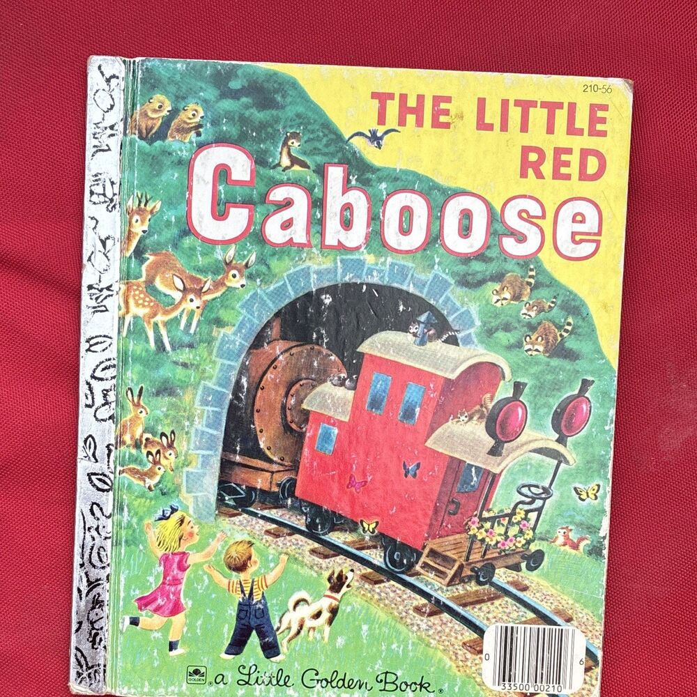 Little Golden Books The Little Red Caboose‎ HC 1953 1st Edition